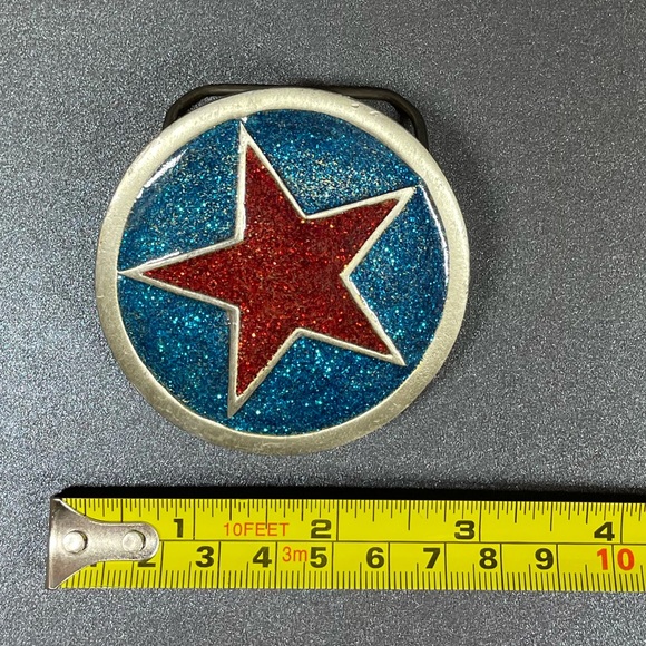 ⭐️Vintage Pewter Star buckle.⭐️ - Picture 3 of 4
